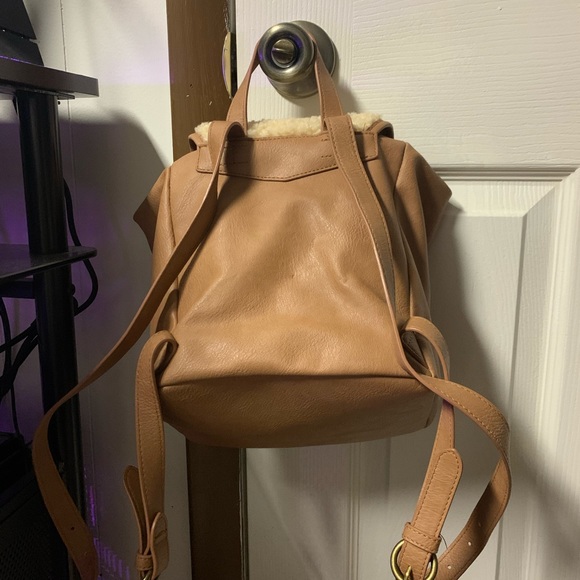 Target Shearling Mini Backpack - Picture 7 of 8